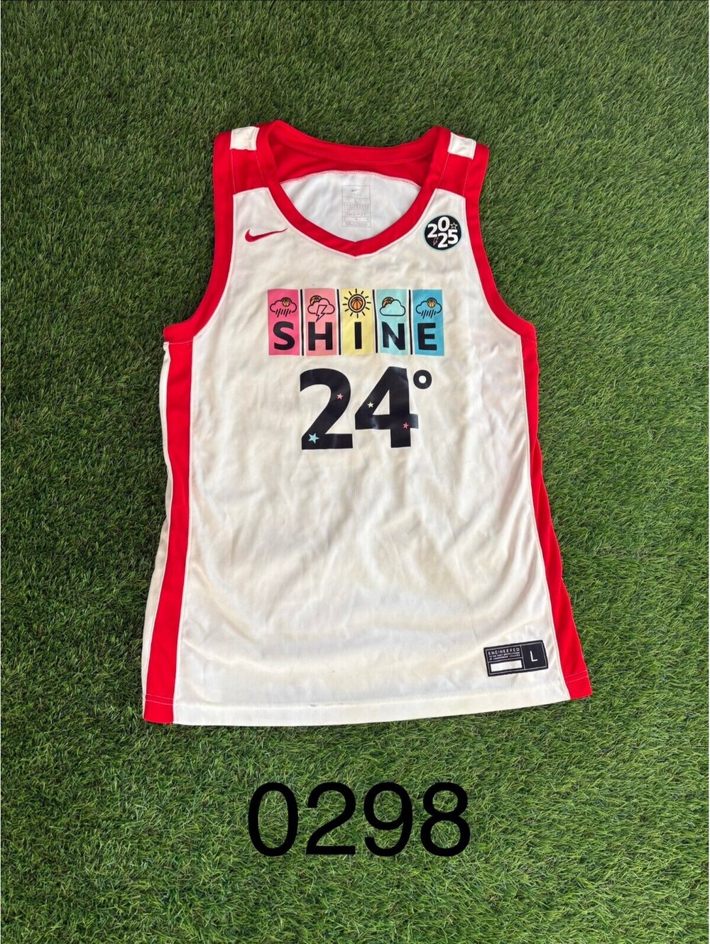 Nike Shine 24 Basketball Jersey Size L